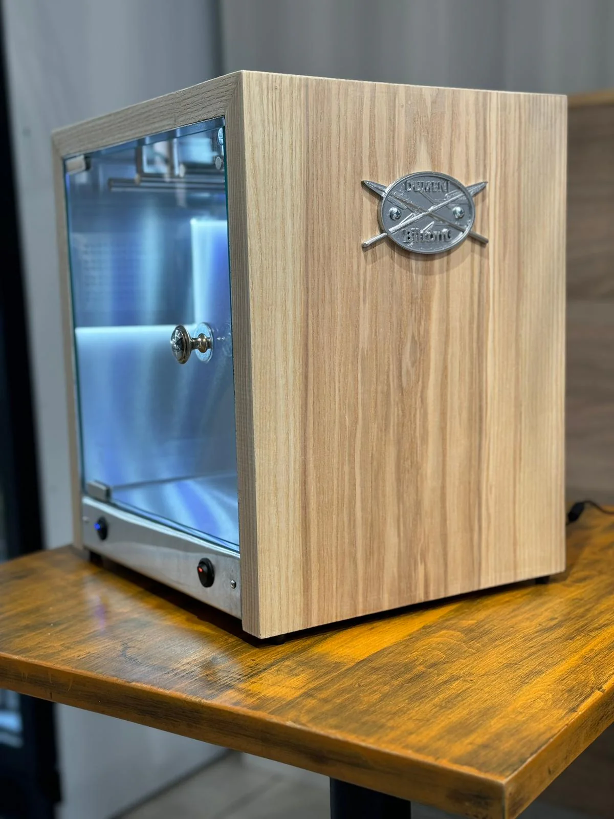 Dumeni Medium Biltong and Dry Wors Maker - Smart Oak Biltong Box UK - Stainless Steel - Wifi & Digital Control